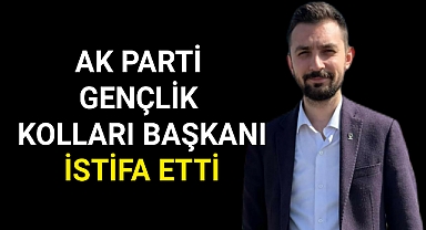 Ak Parti Gençlik Kolları Başkanı İstifa Etti