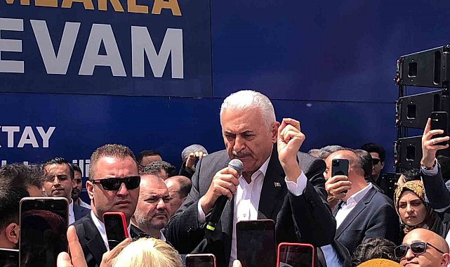 AK Parti Genel Başkanvekili Yıldırım: "Pazar günü yapılacak seçimde ilk defa terör örgütleri de sandığa geliyor"