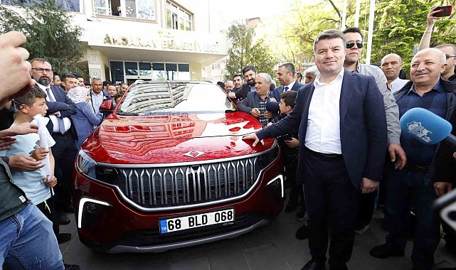 Aksaray sokaklarında Togg heyecanı