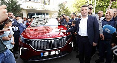 Aksaray sokaklarında Togg heyecanı