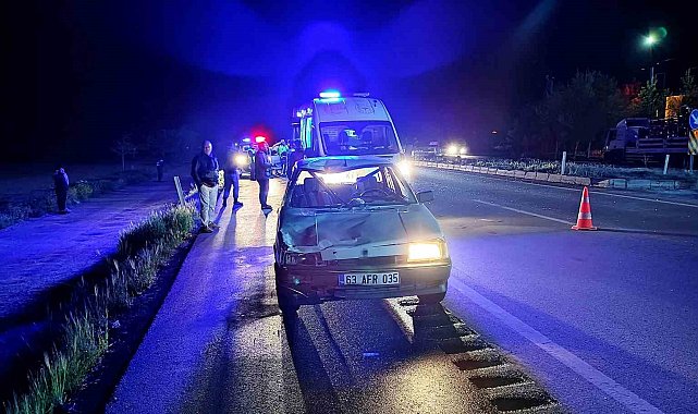 Aksaray'da düğün çıkışı feci kaza: 1 ölü, 3 yaralı