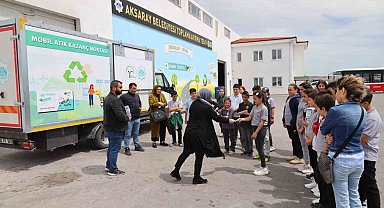 Aksaray'da geri dönüşüm farkındalık eğitimleri devam ediyor