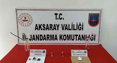 Aksaray'da jandarmadan uyuşturucu operasyonu: 2 gözaltı