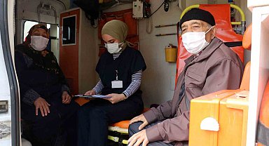 Ambulanslar bu kez sandığa hasta taşıdı