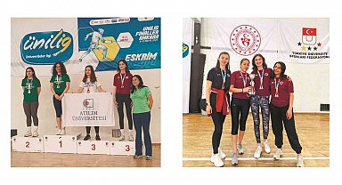 Anadolu Üniversitesi sporcularından Ünilig Eskrim Türkiye Şampiyonası'nda büyük başarı