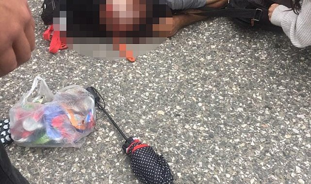 Ankara'da otomobilin çarptığı belediye işçisi yaralandı