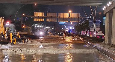 Ankara'da sağanak yağış su baskınlarına neden oldu