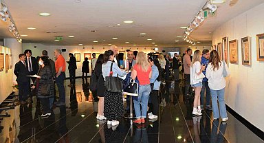 ASO'da "Giz ve Biz" Ebru Sergisi