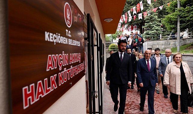 Atapark Ayçin Akkaş Kütüphanesi hizmete açıldı