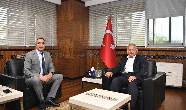 Başkan Büyükkılıç'a kamu kurumu yöneticilerinden ziyaret