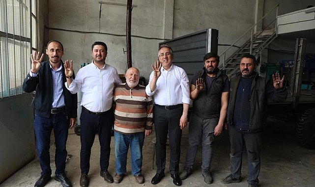 Başkan Savran Sanayi Esnaflarını ziyaret etti