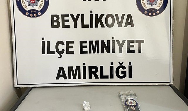 Beylikova'da 2 şahıs uyuşturucu maddeyle yakalandı