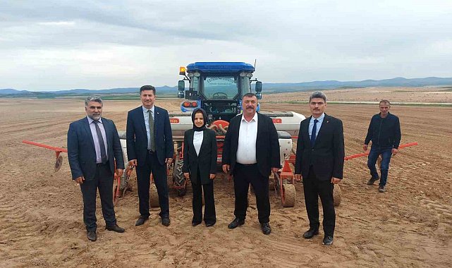 Beylikova'ya ayçiçeği ve sorgum tohum desteği