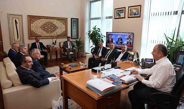 Büyükkılıç ve Başkanlardan Özhaseki'ye ziyaret