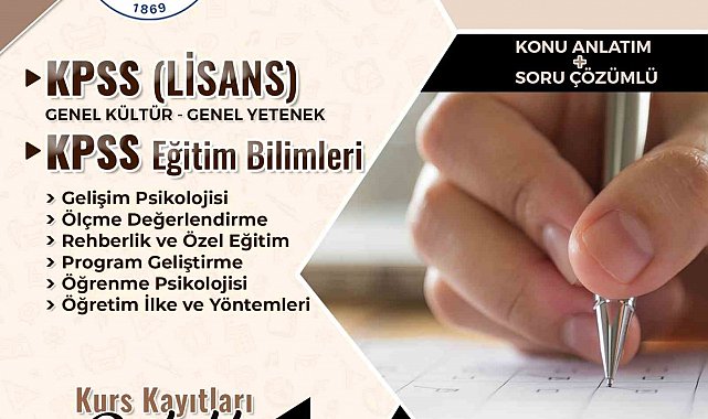 Büyükşehir KAYMEK, KPSS yolunda binlerce hayalin en güçlü destekçisi