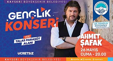 Büyükşehir'den gençliğe 'Ahmet Şafak' konseri