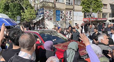 Çankırı'da Togg izdihamı: İlerlemekte güçlük çekti