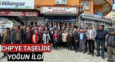 CHP'Lİ ADAYLARA TAŞELİDE YOĞUN İLGİ