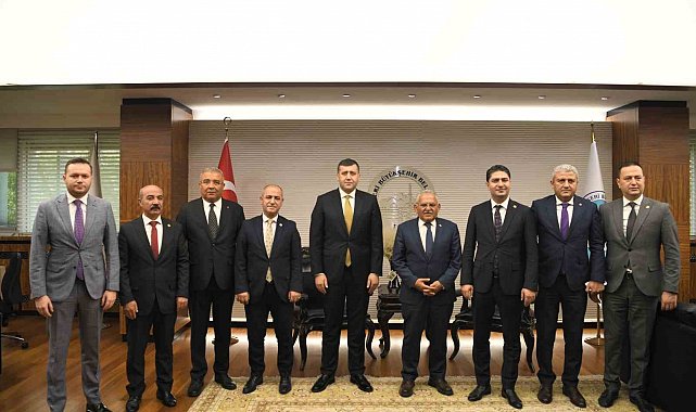 Cumhur İttifakı milletvekillerinden Başkan Büyükkılıç'a ziyaret