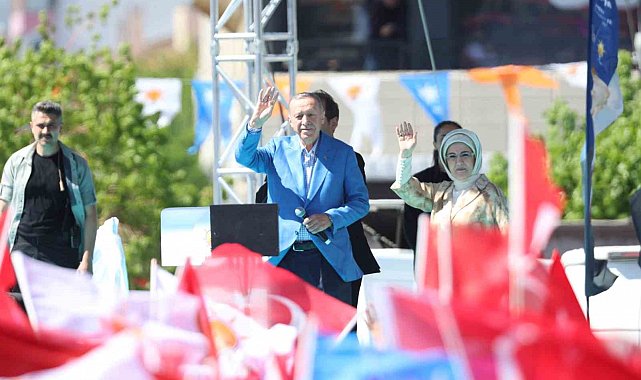 Cumhurbaşkanı Erdoğan'dan büyük mitingde Başkan Büyükkılıç'a teşekkür