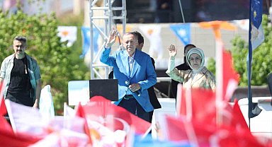Cumhurbaşkanı Erdoğan'dan büyük mitingde Başkan Büyükkılıç'a teşekkür