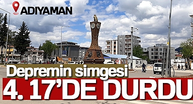 Depremin simgesi saat 4.17'de mi kalacak