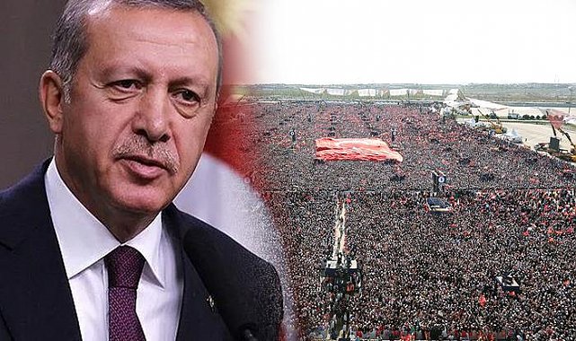 Dünkü mitinginden kareyle paylaştı! Cumhurbaşkanı Erdoğan'dan 'TEKNOFEST hedef alınıyor' tepkisi: Muhalefete yüklendi