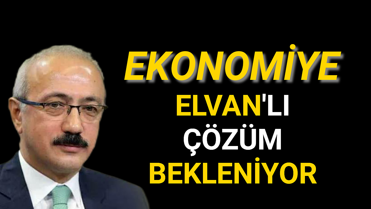 Ekonomiye ELVAN'lı Çözüm Bekleniyor