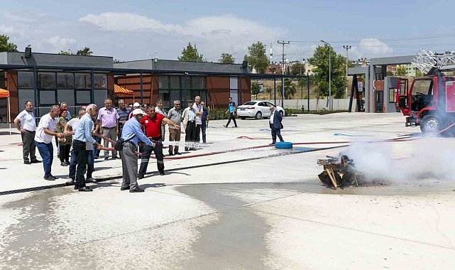 Emekli Evi üyelerine yangın eğitimi