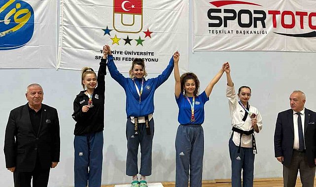 Eskişehirli 'altın kız' Milli Tekvandocu Gülsena Karakuyulu yine zirvede