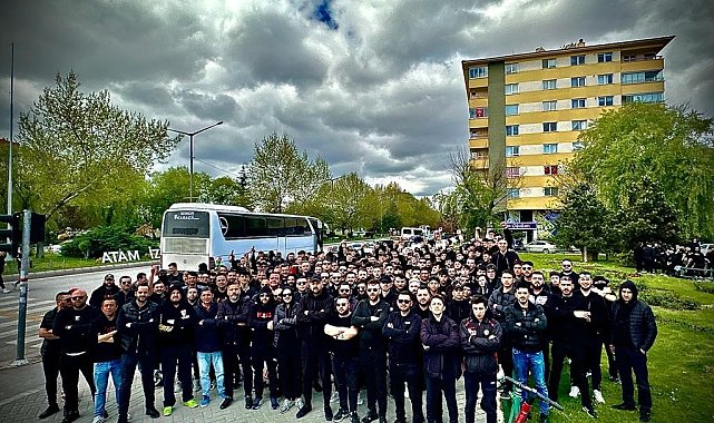 Eskişehirspor taraftarları, 300 kişiyle deplasman yolunda