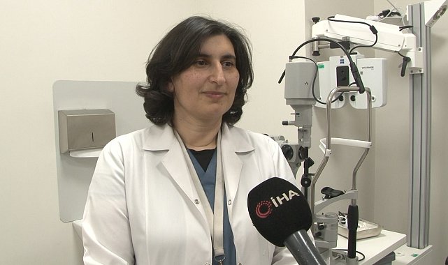 Geçirdiği uçuk enfeksiyonun ardından kornea nakli olan kadın yeniden ışığa kavuştu