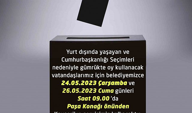 Gurbetçi seçmenlere ulaşım desteği