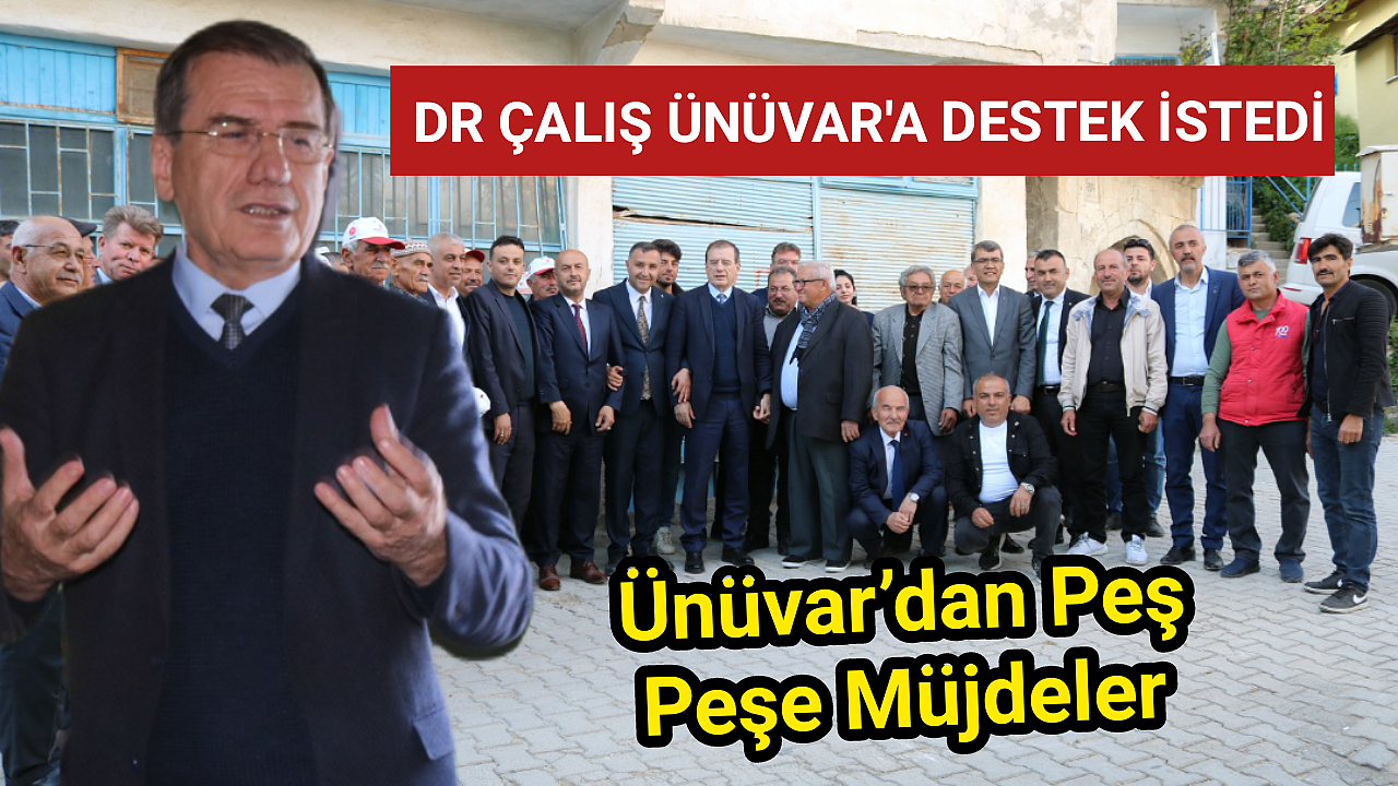 Hasan Çalış’ın katıldığı programda Ünüvar’dan peş peşe müjdeler