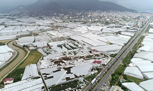 Hortumun vurduğu Anamur'da son durum dron ile görüntülendi