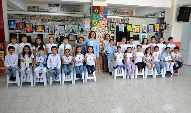 İlkokul öğrencileri sanata farklı bir pencere açtı