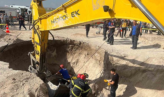 İş makinesi operatörünün feci ölümü