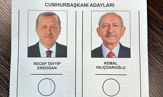 İşte ikinci turda kullanılacak oy pusulasının örneği