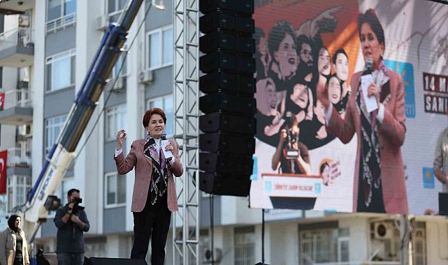 İYİ Parti Genel Başkanı Akşener: "18-26 yaş arasındaki gençlere iş bulana kadar 2 bin 500 lira maaş ödeyeceğiz"