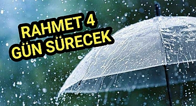 Karaman'da Rahmet 4 Gün Sürecek