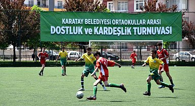 Karatay'da "Ortaokullar Arası Dostluk ve Kardeşlik Futbol Turnuvası" başladı