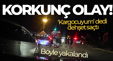 'Kargocuyum' dedi dehşet saçtı: Cinayet şüphelisi Tokat'ta yakalandı