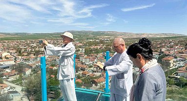 Kayabaşı Cam Seyir Terası'nın ilk misafirleri Güney Kore'den