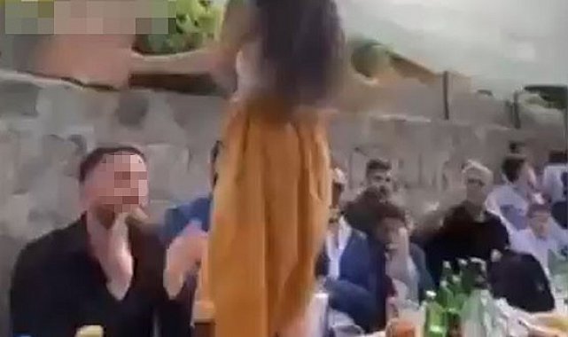 Kayseri'de yaşı küçük kız çocuğunun alkol masasında oynatılmasına 1 gözaltı