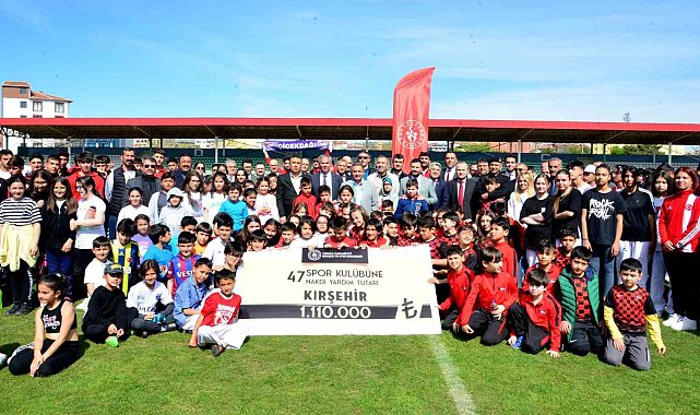 Kırşehir'de, amatör spor kulüplerine destek
