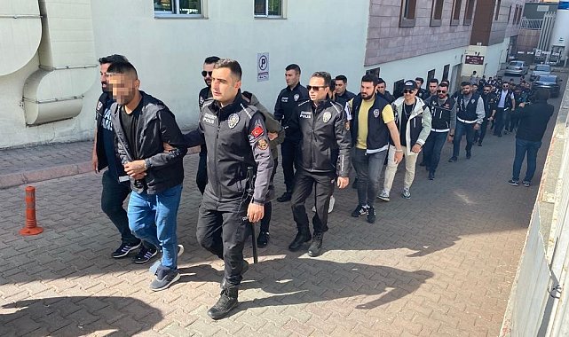 Kökünü Kurutma Operasyonu'nda 37 tutuklama