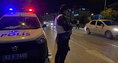 Konya'da polisten "şok huzur" uygulaması