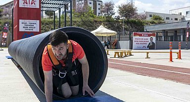 Mersin Büyükşehir Belediyesinin itfaiye eri alımı uygulamalı sınavı tamamlandı