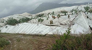 Mersin Valiliği: Hortumda 13 kişi yaralandı, 100 sera zarar gördü
