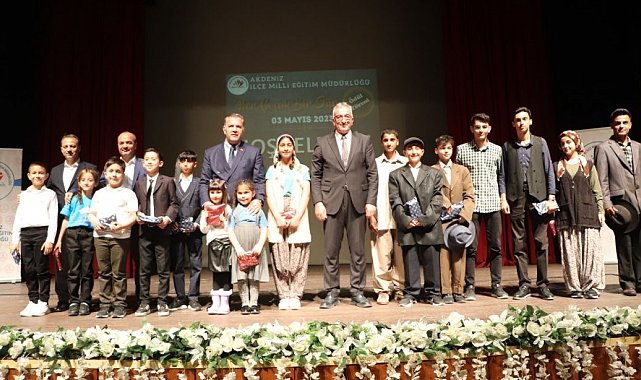 Mersin'de 'Her Çocuk Bir Şiir' projesi ödül töreni gerçekleştirildi